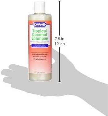 Davis Tropical Coconut Pet Shampoo, 12 oz