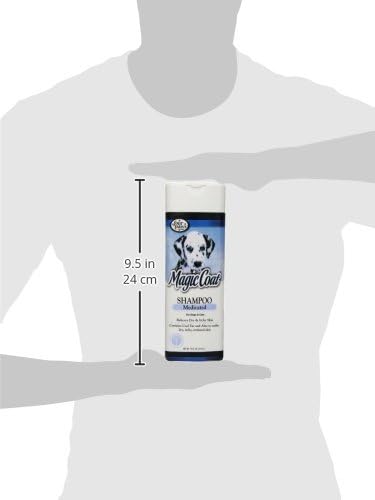 Four Paws Magic Coat Medicated Shampoo for Dogs with Coal Tar, Moisturizing Dog Wash for Itchy Dry Skin, Dog Grooming, Classic Clean Scent, 16 Ounce