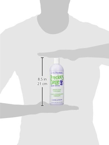 Chris Christensen Precious Drop Ready to Use Conditioner, Dog Conditioner, Groom Like a Professional, Reduces Frizz & Matting, Eliminates Breakage, All Coat Types, Made in USA, 16 oz