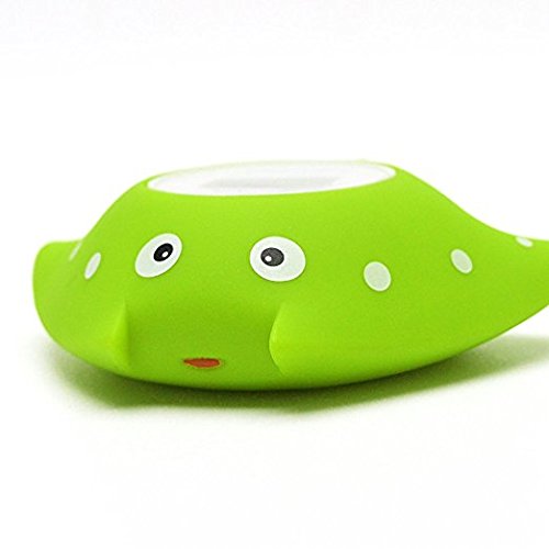 Baby Bath Thermometer with Room Thermometer - Famidoc FDTH-V0-22 New Upgraded Sensor Technology for Baby Health Bath Tub Water Temperature Floating Toy (Green)