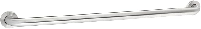 Amazon Basics Bathroom Safety Handicap Grab Bar, 36 Inch Length, 1.5 Inch Diameter, 500LBs Capacity, ADA Compliant, Stainless Steel