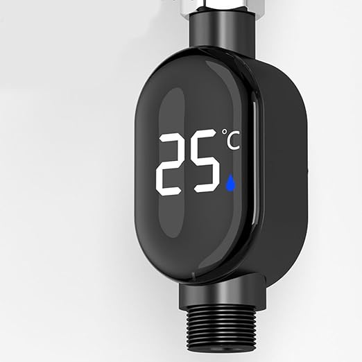 Bath Thermometer for Bathtub, Smart Temperature Digital Display Faucet Bath Thermometer, Measurable 0-99 ℃, for Home Bathroom Kitchen