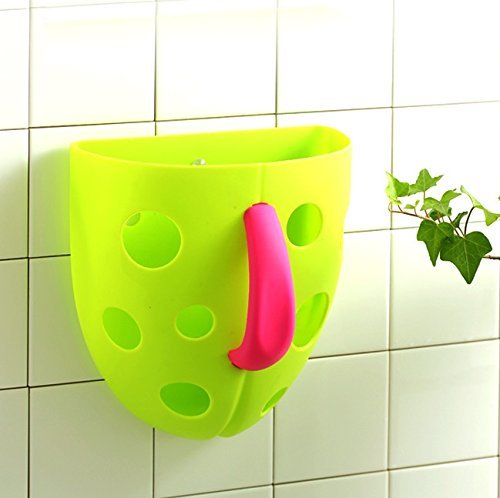MasterPro Scoop Drain and Store Bath Toy Organizer (Green)