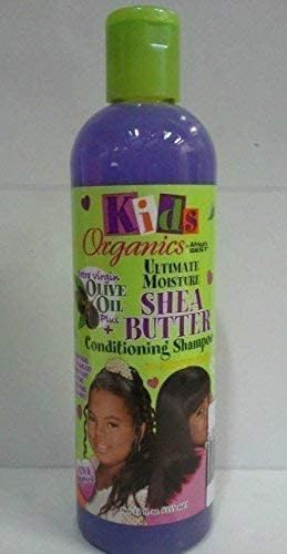 Originals by Africa's Best Kids Ultimate Moisture Shea Butter Shampoo, Healthy Boost of Moisturizers That Soften, Condition and Detangle Hair, Removes Build up, 12oz