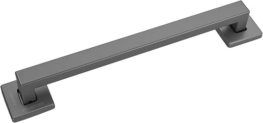 Joyrain ADA Square Grab Bar 16/24/32 Inch - 500lb Capacity Safety Rail for Elderly, Non-Slip Bathroom Handle (Gun Metal, 32 inch)