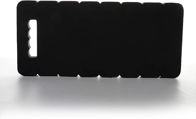 Kneeling Pad, Knee Protection Mat Garden Kneeler for Gardening, Baby Bath Tub Bathing, Work, Exercise - EVA Foam Floor Yoga Kneeler (Black)