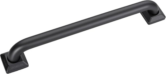 joyrain 500lb Capacity Stainless Steel Grab Bar - Heavy Duty Bathroom Safety Rail for Elderly, Anti-Slip Shower Handle, ADA Compliant (Matte Black, 24 inch)