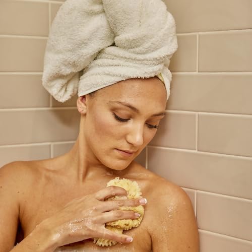Baudelaire Sea Wool Sponge 5.5" - Natural Sea Sponge for Bathing and Shower - Durable, Sustainable & Environment-Friendly Loofah for Body