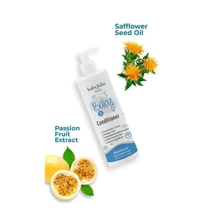 Baby Jolie - Hair Care Set For Infant And Toddlers (Shampoo, Conditioner & Foam Shampoo),