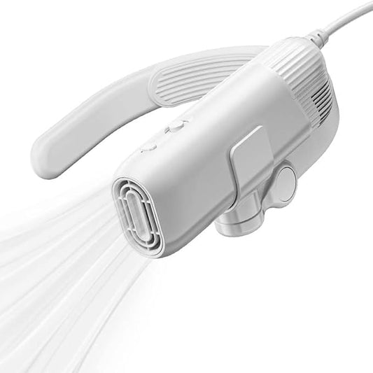 Pet Neck Dryer,110,000 RPM Brushless High-Speed Blower for Dogs and Cats,Pet Hair Dryer with 3 Speeds & 3 Temp for Grooming，110V