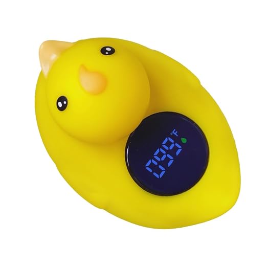 Baby Bath Thermometer - Accurate Water Temperature Monitor, Fun Floating Toys Design,Bathtub Thermometer Suitable for Infants and Young Children,Safe Bath