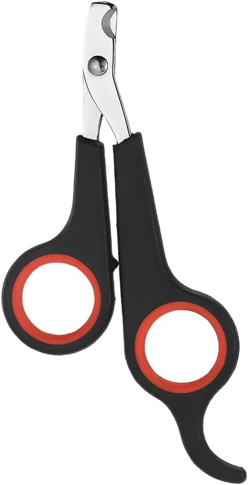 Pet Nail Clippers for Dogs and Cats,Safety Guard Dog Nail Trimmer,Professional Cat Nail Clippers with Quick Sensor,Sharp & Comfort-Grip Puppy Nail Cutter for Small Medium Large Pets (Black)