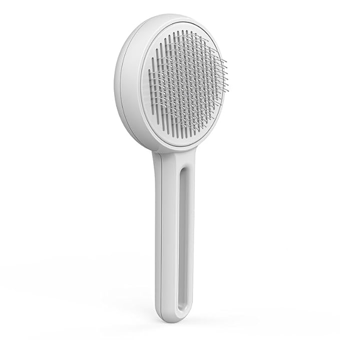 Deshedding Brush for Cats and Dogs, Gentle Grooming Tool Removes Loose Hair and Undercoat, Slicker Brush for All Coat Types, Reduces Shedding and Tangles