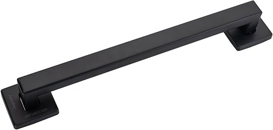 Joyrain ADA Square Grab Bar 16/24/32 Inch - 500lb Capacity Safety Rail for Elderly, Non-Slip Bathroom Handle (Matte Black, 24 inch)