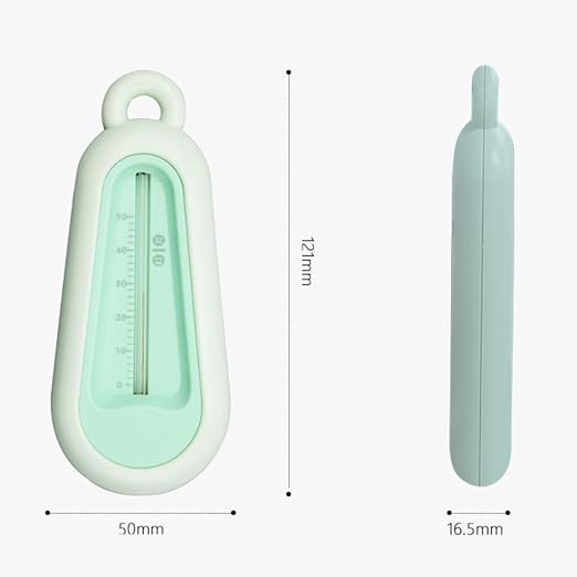 Water Temperature Meter Bath Bathtub for Newborn Infant Toddlers Baby Care Accessories ABS Temp Test (Grass Green)