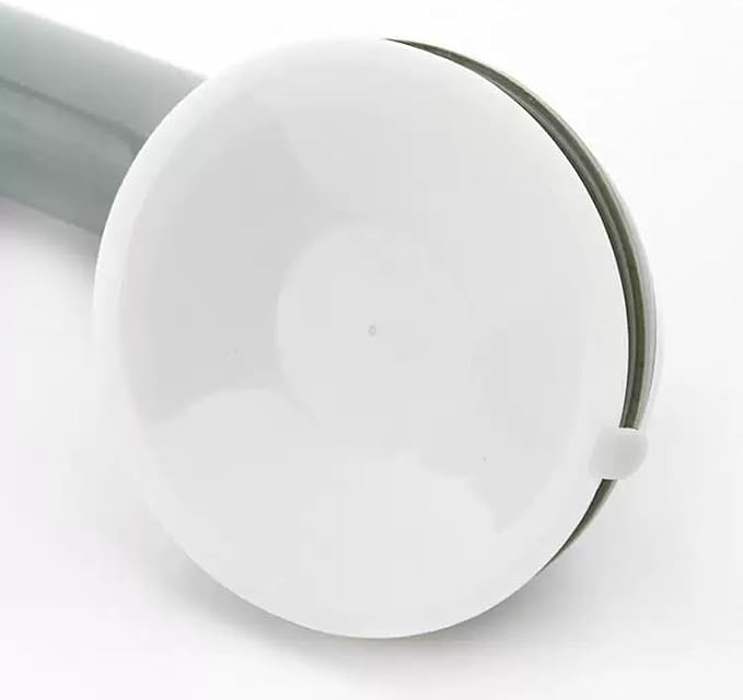 2Pcs Suction Grab Bars for Shower, Safety Handle Support for Bathroom (2, Gray, 12in)