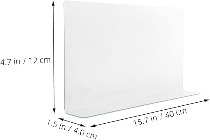 Bathtub Splash Guard Shower Water Guard PVC Shower Splashing for Bathtub 15.74 X 4.72 X 1.57 in Splashproof Baffle Easy Install for Sink Bathroom Kitchen