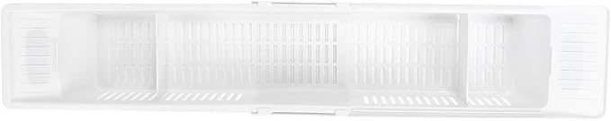Bathtub Tray, Bath Toy Organizer Storage Basket, Expandable Bathtub for Shampoo Shower Gel in The Bathroom