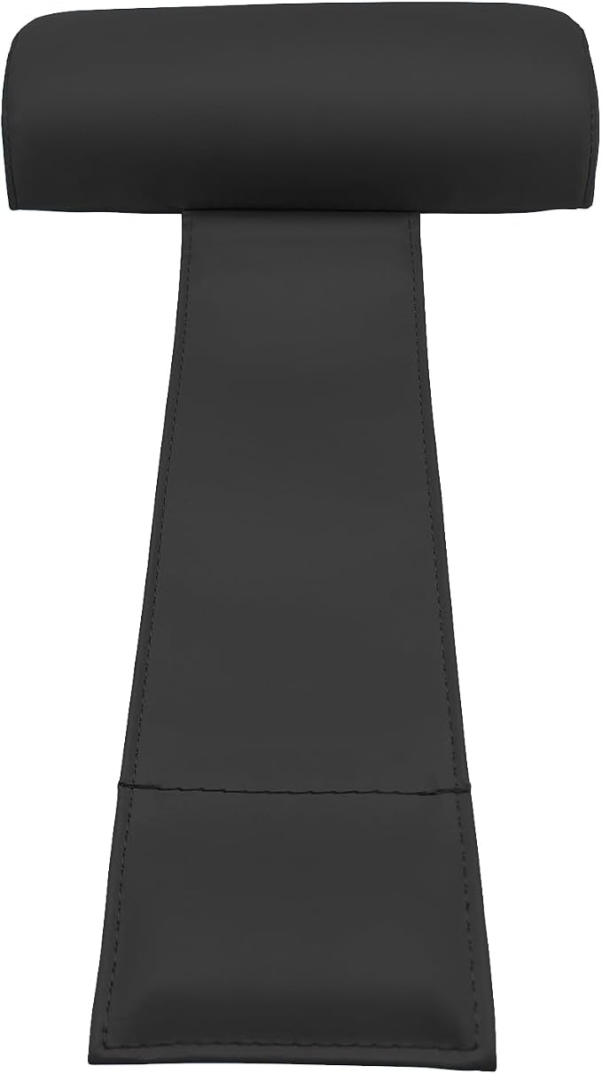 Poolzilla Universal Black Spa Pillow, Made of Soft Foam for Outdoor Hot Tubs and Chaise lounges - Adjustable Headrest and Weighted that Fits Any Spa