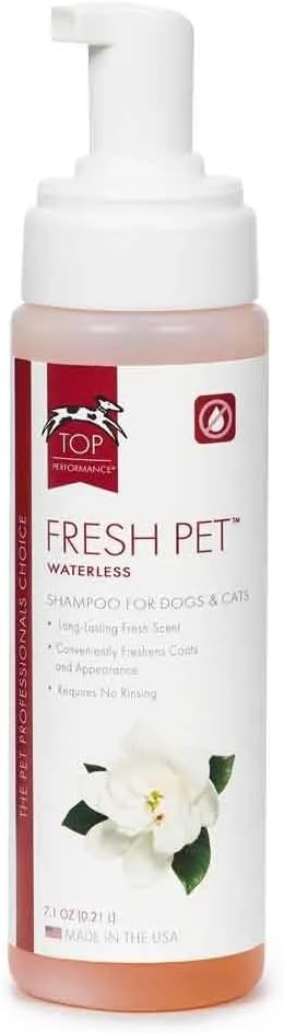 Dog Grooming Pro Fresh Pet Shampoo Conditioner Cologne Mist or Waterless Cleanser (Waterless Shampoo - 7.1 oz)