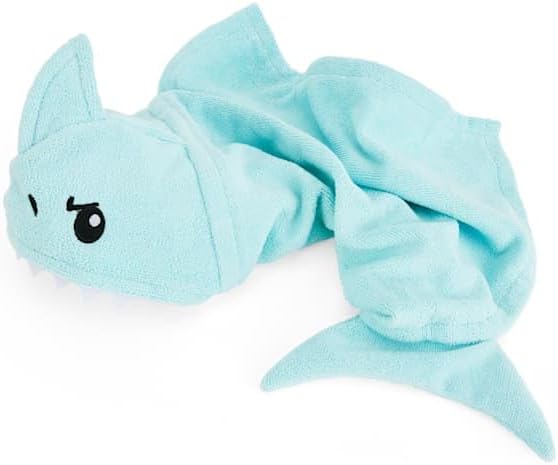 Well & Good by Petco Chracter Robe Shark Dog Towel Small/Medium