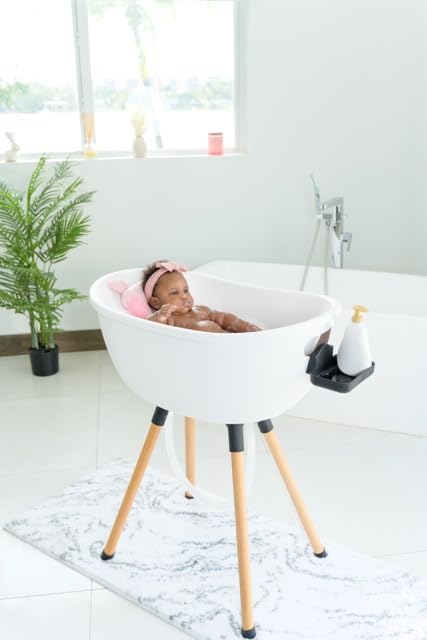Babu Baby Bath Support Pillow, Ergonomic Design, Quick-Drying Fabric, Available in 5 Colors (Petal Pink), Pillow Only (Bath Sold Seperately)