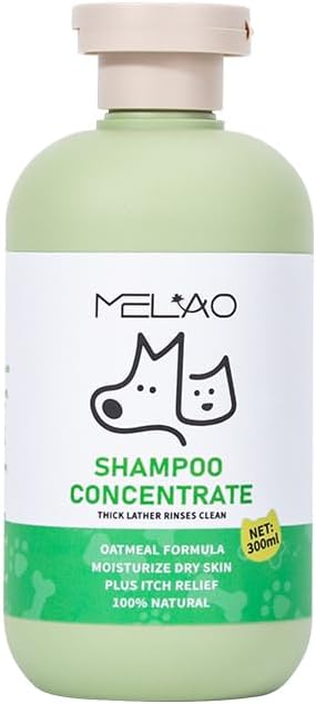 Dog Shampoo for Itchy Skin Relief, Medicated Soothing Formula, 10 fl oz