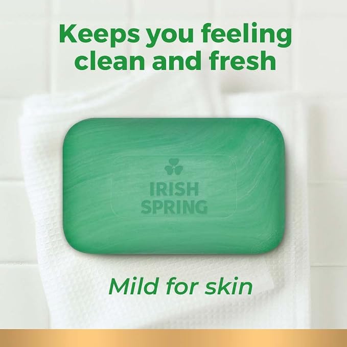 Irish Spring Aloe Deodorant Soap Bar, 3 Ea, 3count (Pack of 2)