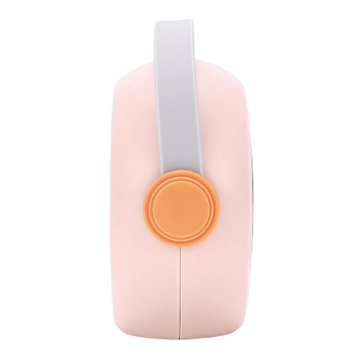 Baby Bath Thermometer, Cute Speaker Shape LED Toy for Infant Toddler Bathtub Swimming Pool Pink