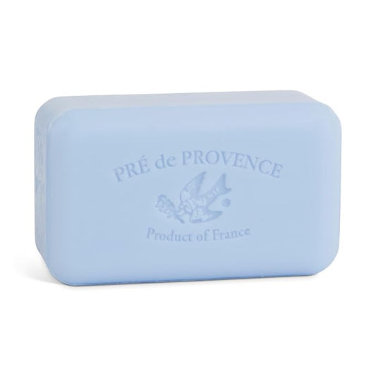 Pre de Provence Artisanal Soap Bar, Natural French Skincare, Enriched with Organic Shea Butter, Quad Milled for Rich, Smooth & Moisturizing Lather, Ocean Air, 5.3 Ounce