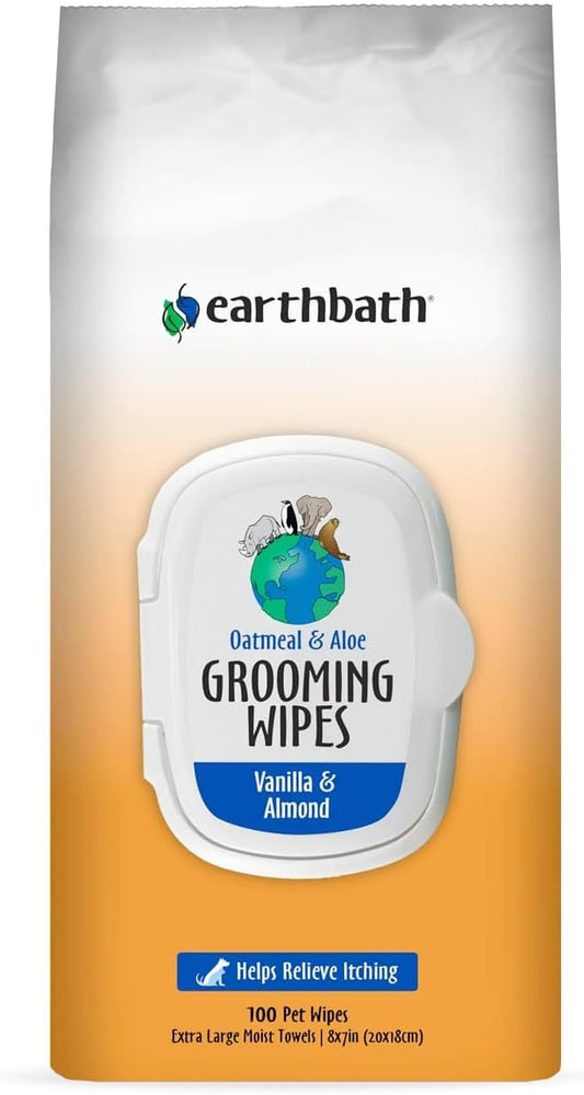 Earthbath Grooming Wipes Oatmeal & Aloe