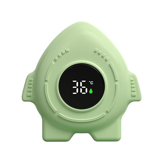 Bath Thermometers Cartoon Rockets Shaped Thermometers Water Temperature Meter Detector Bath Toy Floating Toy Detector for Newborns Toddler Cartoon Rockets Design Water Temperature