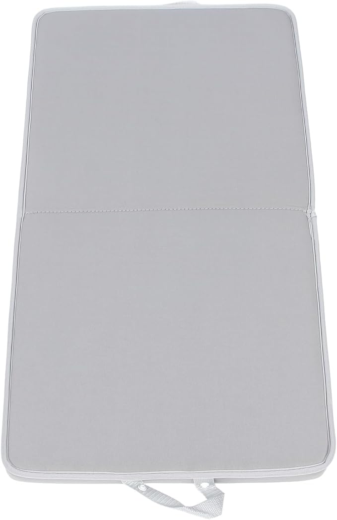 Naroote Bath Kneeler, Bath Kneeling Pad Non Slip Knee Cushion Foam Bath Kneeler and Elbow Kneeling Rest Pad Bathtub Kneeling Pad Baby Bath Mat for Bathing Baby (Grey with Grey)