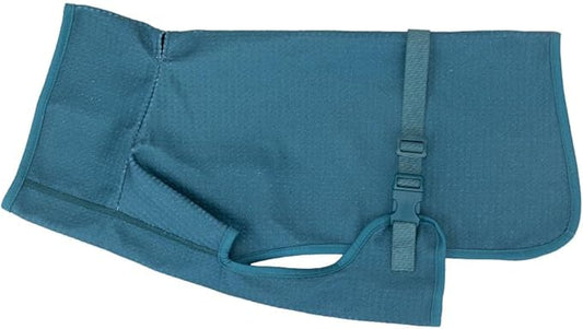RC Pet Products Fast Drying, Super Absorbent, Adjustable Quick Dry Dog Wrap | Medium, Dark Teal