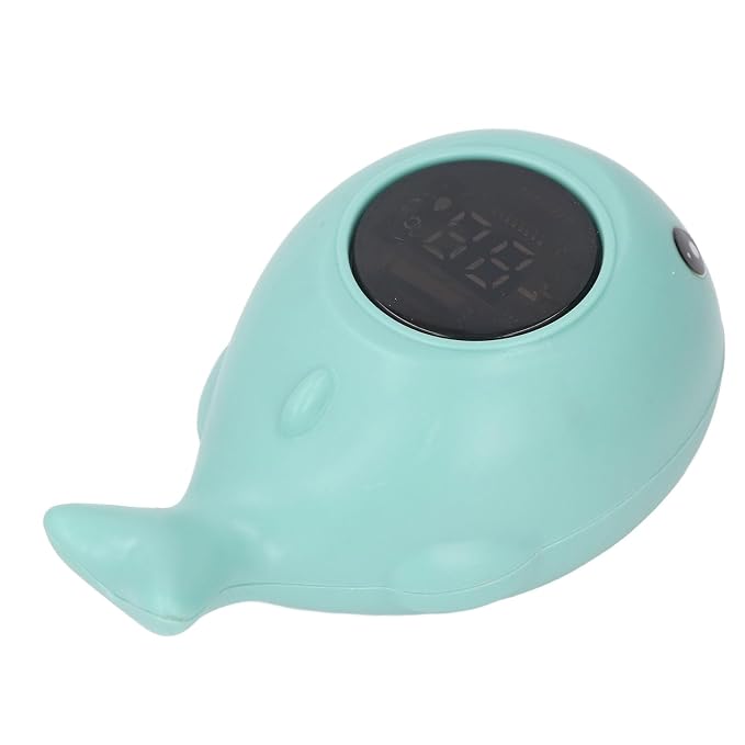 Blue Whale Bath LED Display Temperature for Bathtub Floating Toddler Pool Toy Alert
