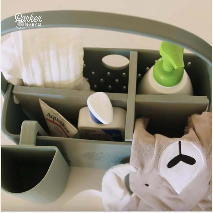 Parker Baby Bath Caddy Inserts | Matching Color Divider for our Shower Caddy Organizer | Makes Multiple Adjustable Compartments