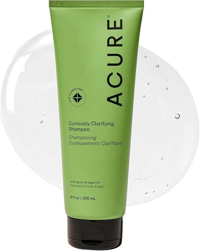 Acure Curiously Clarifying Shampoo - Deep Clean for Oily Hair - 8 fl oz