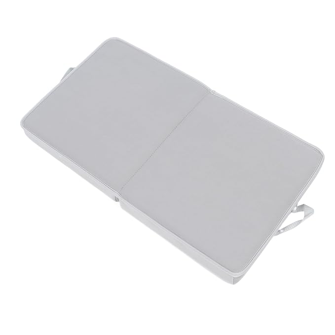 Baby Bath Kneeler, Thick,Foldable Non,Comfortable Bath Kneeler and Elbow Kneeling Rest Pad for Baby Bathing Parents (Grey with Grey)
