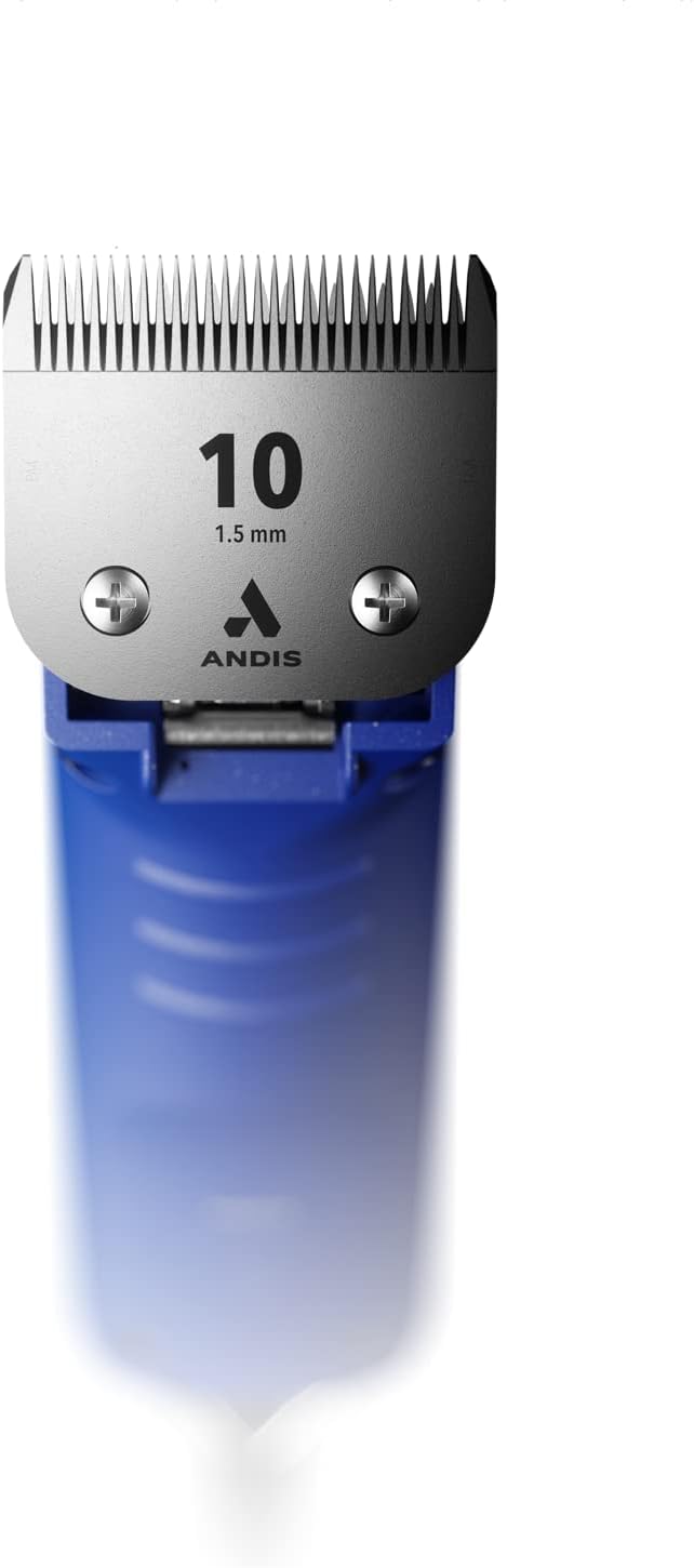 Andis Professional UltraEdge Super 2-Speed Detachable Blade Dog/Pet Clipper,Rotary Motor with Shatter-Proof Housing,Runs Calm & Silent,14-Inch Cord,for All Dog Coats &Breeds,120 Volts,Blue (Pack of 6)