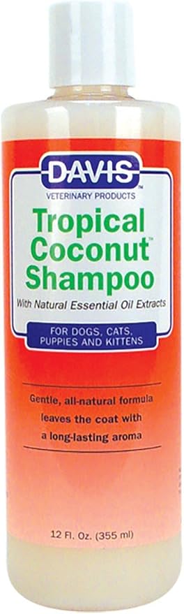 Davis Tropical Coconut Pet Shampoo, 12 oz