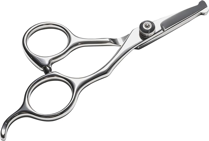 5 inch Dog Grooming Scissors,5" Pet Grooming Straight Scissors with round tips for pets face and paw grooming