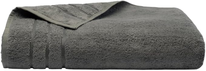 Cariloha Bath Sheet | Onyx | 40"x72" | Turkish Cotton & Viscose Material Blend | Extra Smooth, Odor Resistant and Highly Absorbent