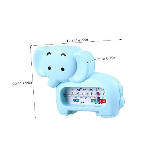 ORFOFE 2pcs Bath Thermometer Cute Safe Water Temperature Monitoring for Material for Newborn Bathing Essentials