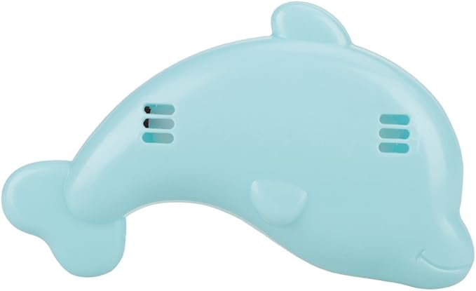 Bath Water Thermometer - Cute Dolphin Design for Safe Bathing Blue