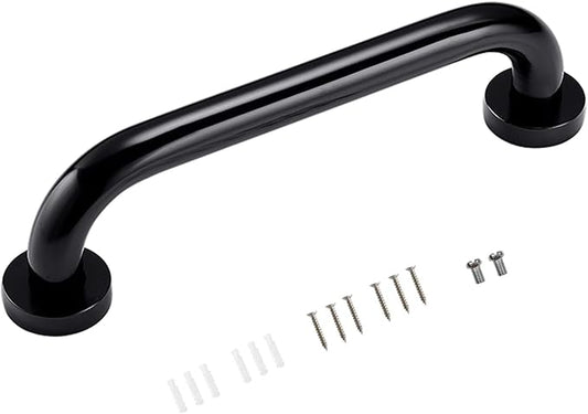12'' Grab Handle Railing Wall Railing for Elderly Handrail Grab Rail Stainless Steel Pipe Hand Rail Safety Handle Bar Banister Rail Indoor & Outdoor Grab Bar