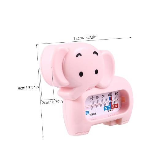 ORFOFE 2pcs Bath Thermometer Cute Safe Water Temperature Monitoring for Material for Newborn Bathing Essentials