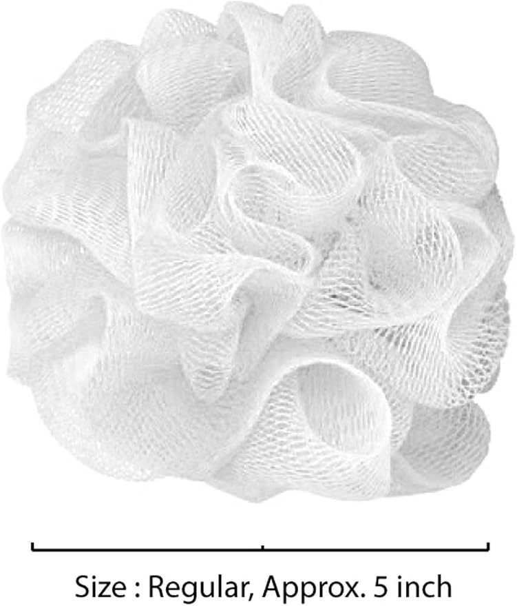 Mesh Pouf Bath Sponge (8 Pack)