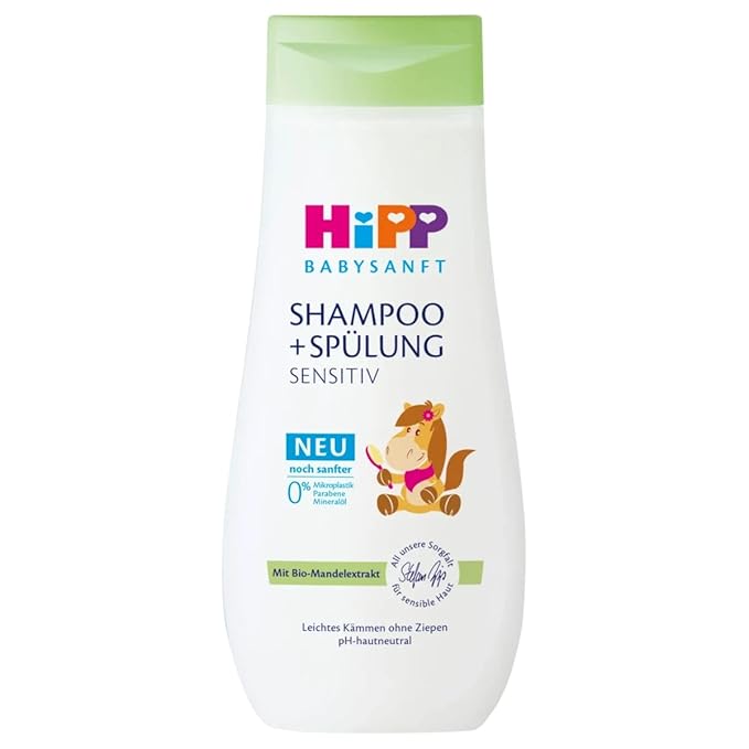 Shampoo with organic almond oil - 200 ml - German -