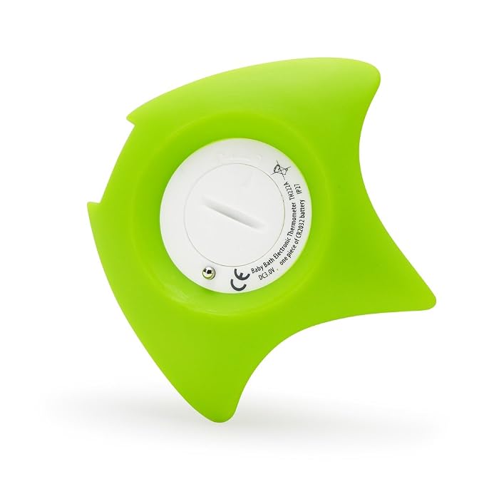Baby Bath Thermometer with Room Thermometer - Famidoc FDTH-V0-22 New Upgraded Sensor Technology for Baby Health Bath Tub Water Temperature Floating Toy (Green)