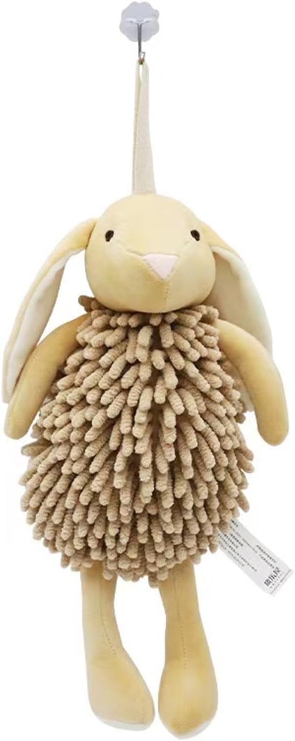 Chenille Hand Towel, Soft Absorbent Chenille Ball Towel, Microfiber Towels for Bathroom (01)
